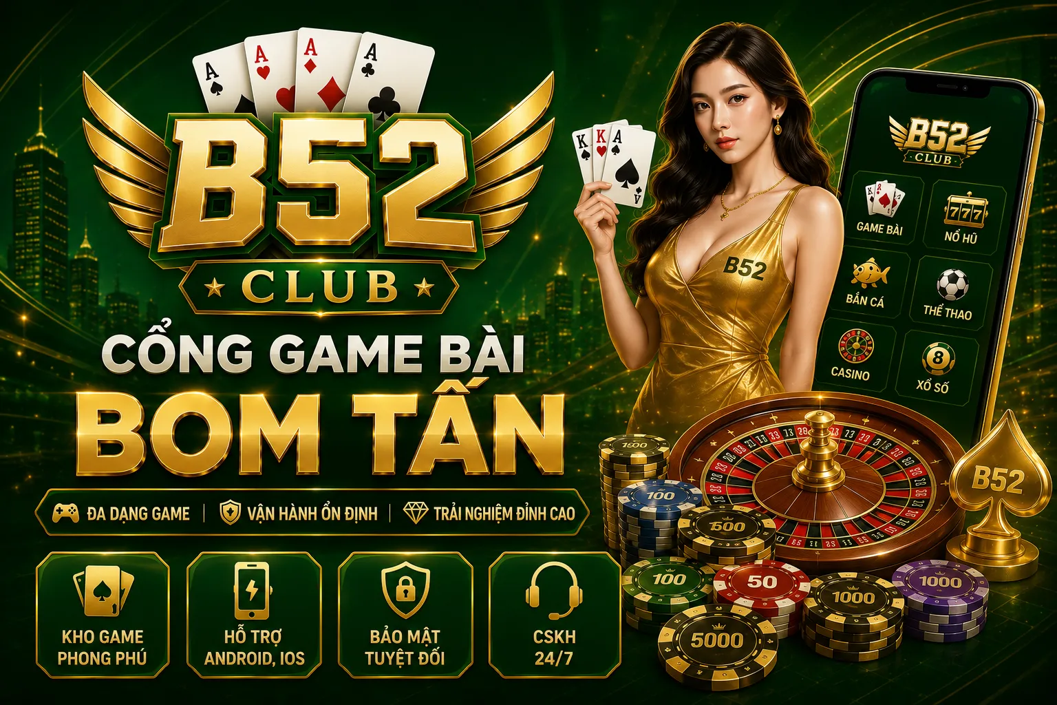 B52 xianshan.co | Link Tải B52CLUB Game Bom Tấn 09/2026 25 hero banner b52